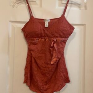 Beautiful silky top. Padded.